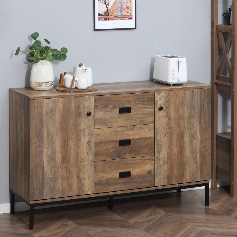 Industrial Sideboard, Storage Cabinet, Accent Cupboard with